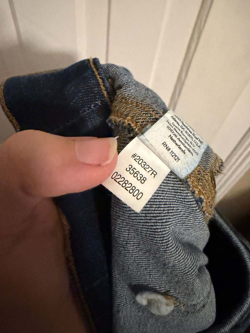 SPANX Flare Jeans Size Small Dark Wash Pull On Shaping - Picture 6 of 9